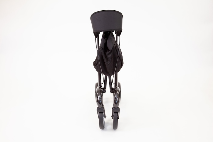 Carbon folded rollator