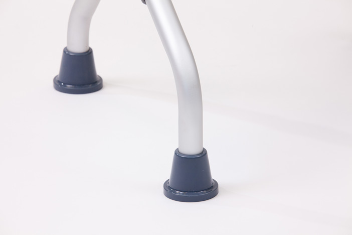 Anti-slip feet on the shower stool 