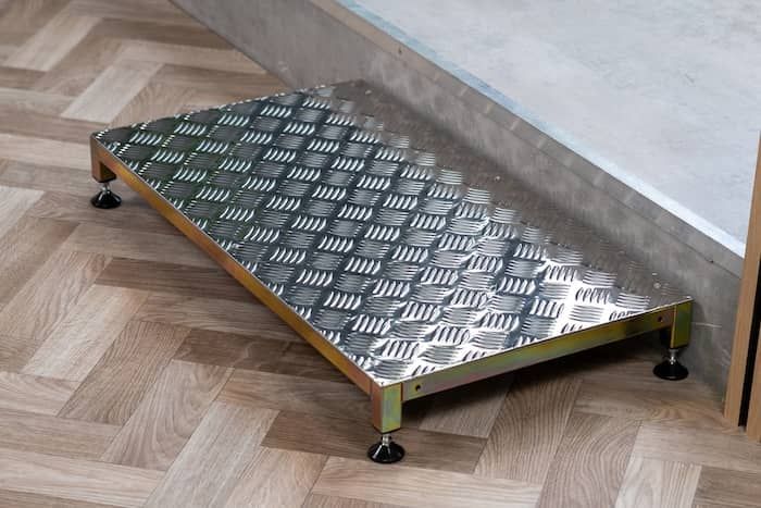 half step infront of a step