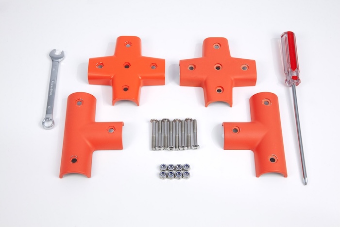 Fixings for rollable ramp