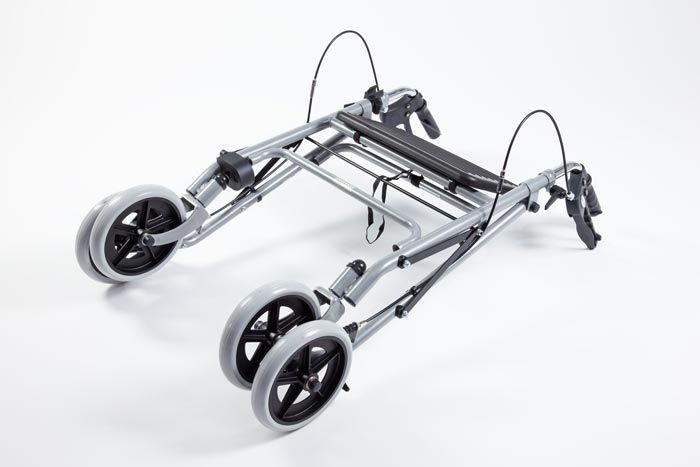 Folded steel rollator Folded steel rollator