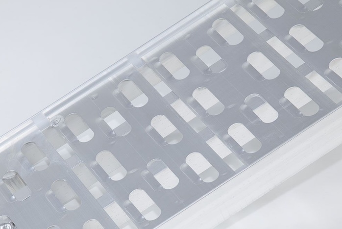 Anti-slip ramp surface 