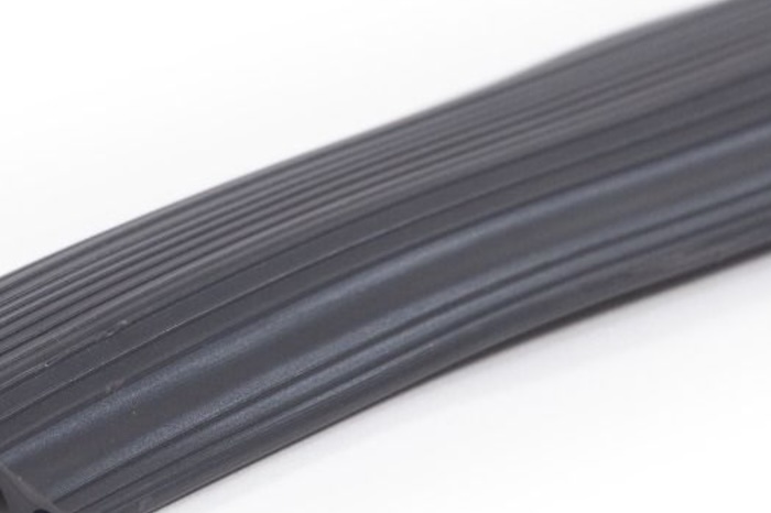 Surface of the black 1-channel cable protector