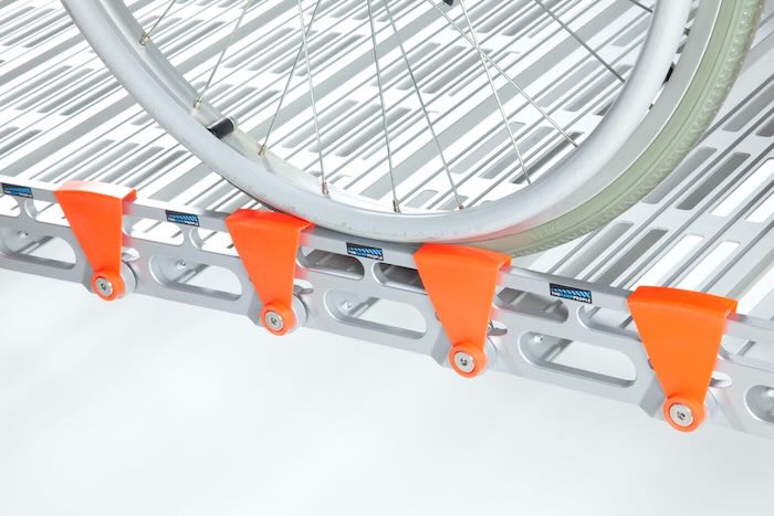 Close up of anti-slip surface on ramp 