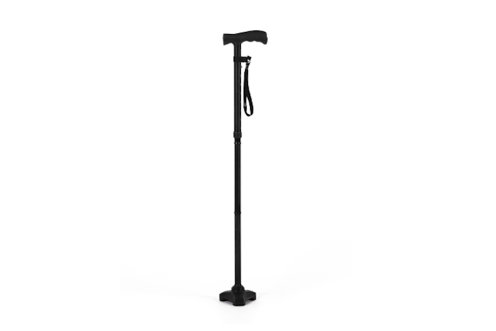 Free standing hurrycane walking stick