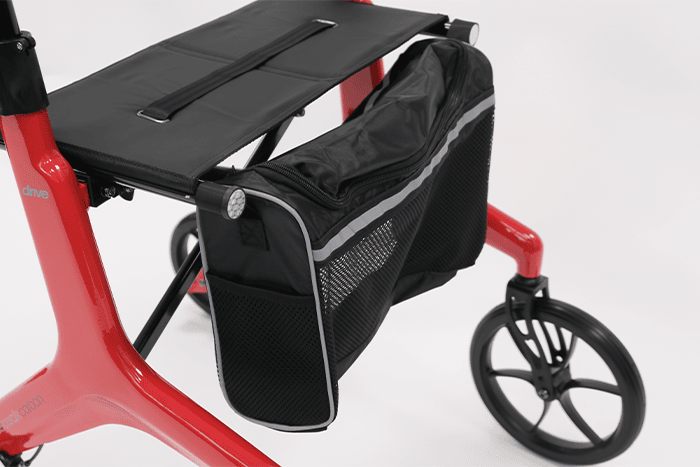 Rollator with storage bag Rollator with storage bag