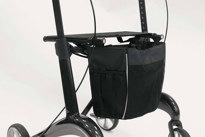 Rollator with bag Rollator with bag