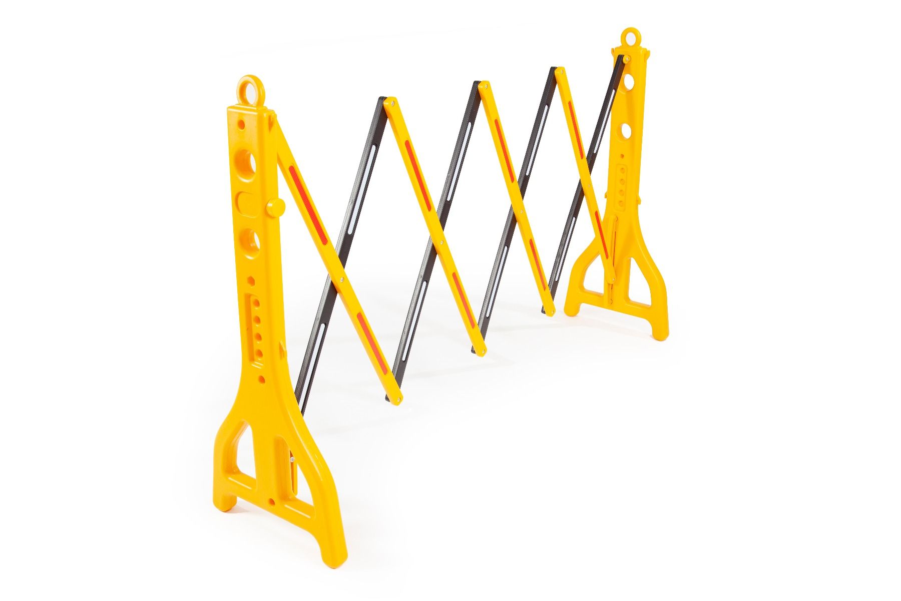 Yellow expandable barrier 