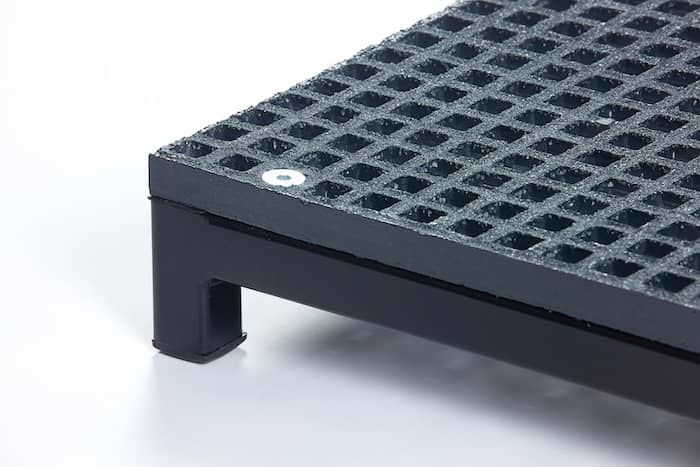 Feet of the black adjustable half step