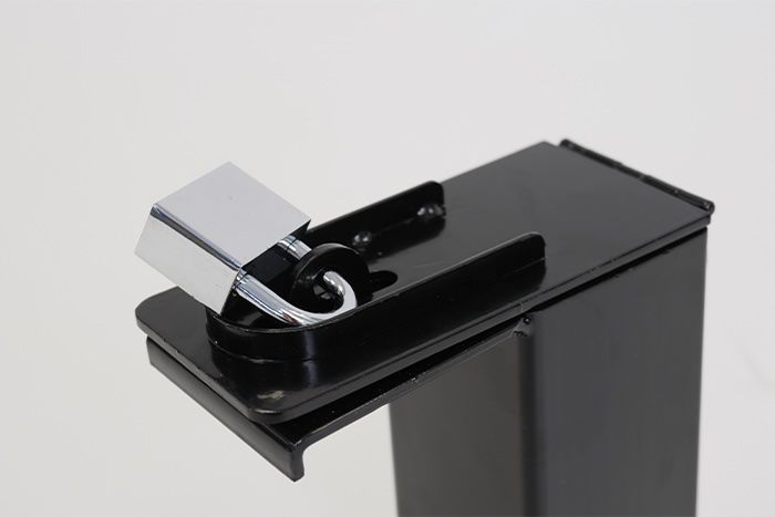 Parking bollard base with keys 