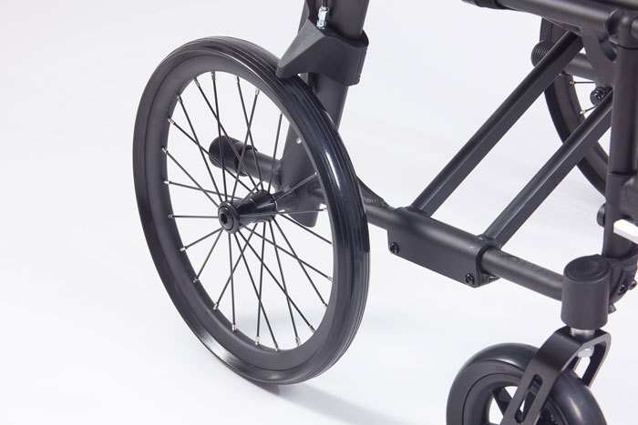 Wheels of the wheelchair