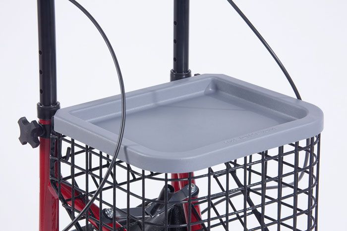 Rollator with tray Rollator with tray