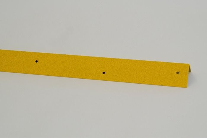 Anti-slip stair tread yellow